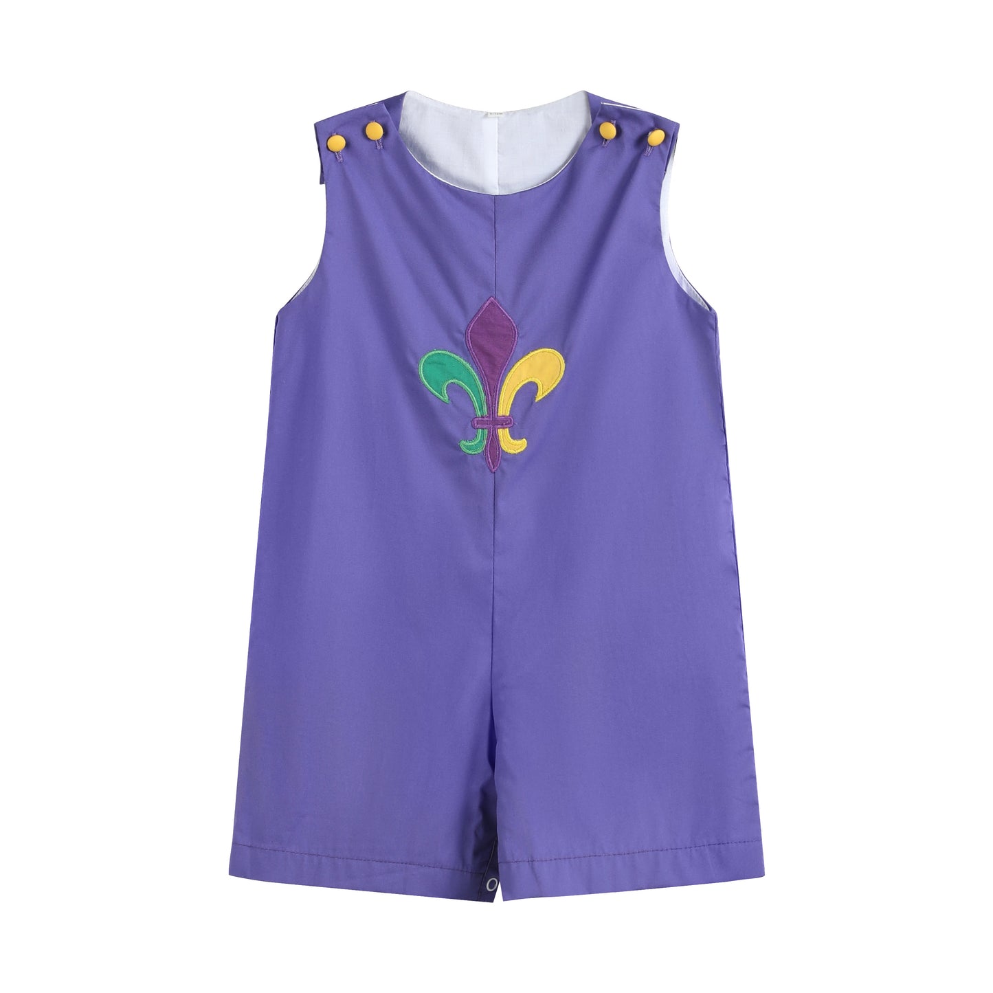Purple Mardi Gras Shortalls