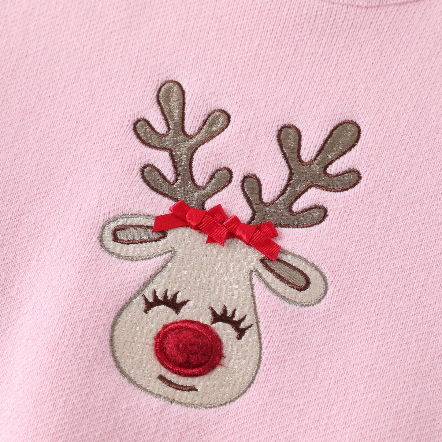 Pink Reindeer Sweater