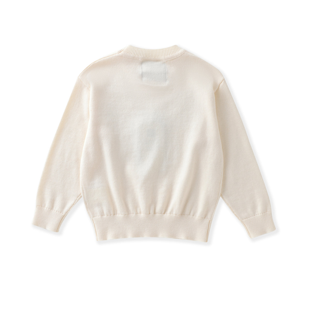 Cream Sparkly Bow Sweater