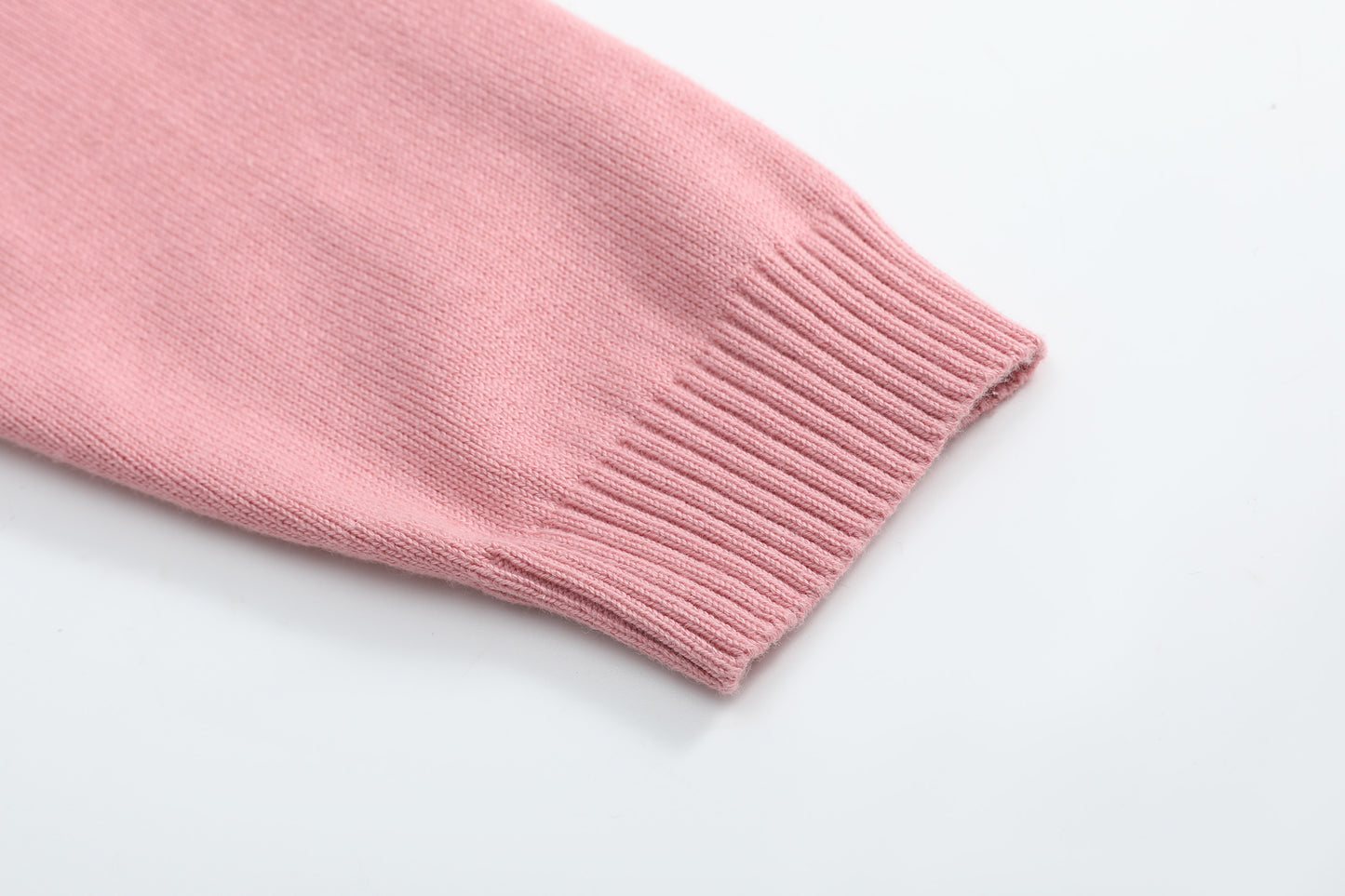 Heirloom Pink Roses Collared Sweater