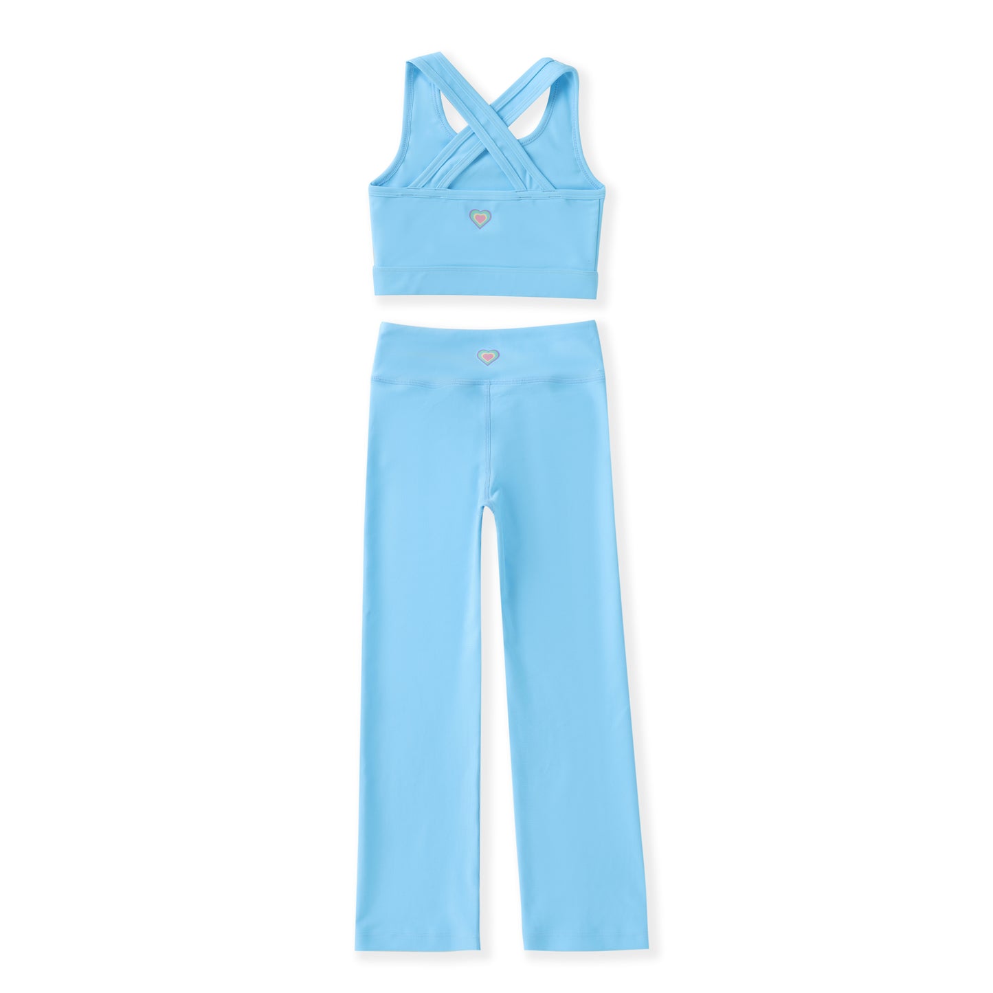 FlipZy - Turquoise Blue Yoga 2 pc Set