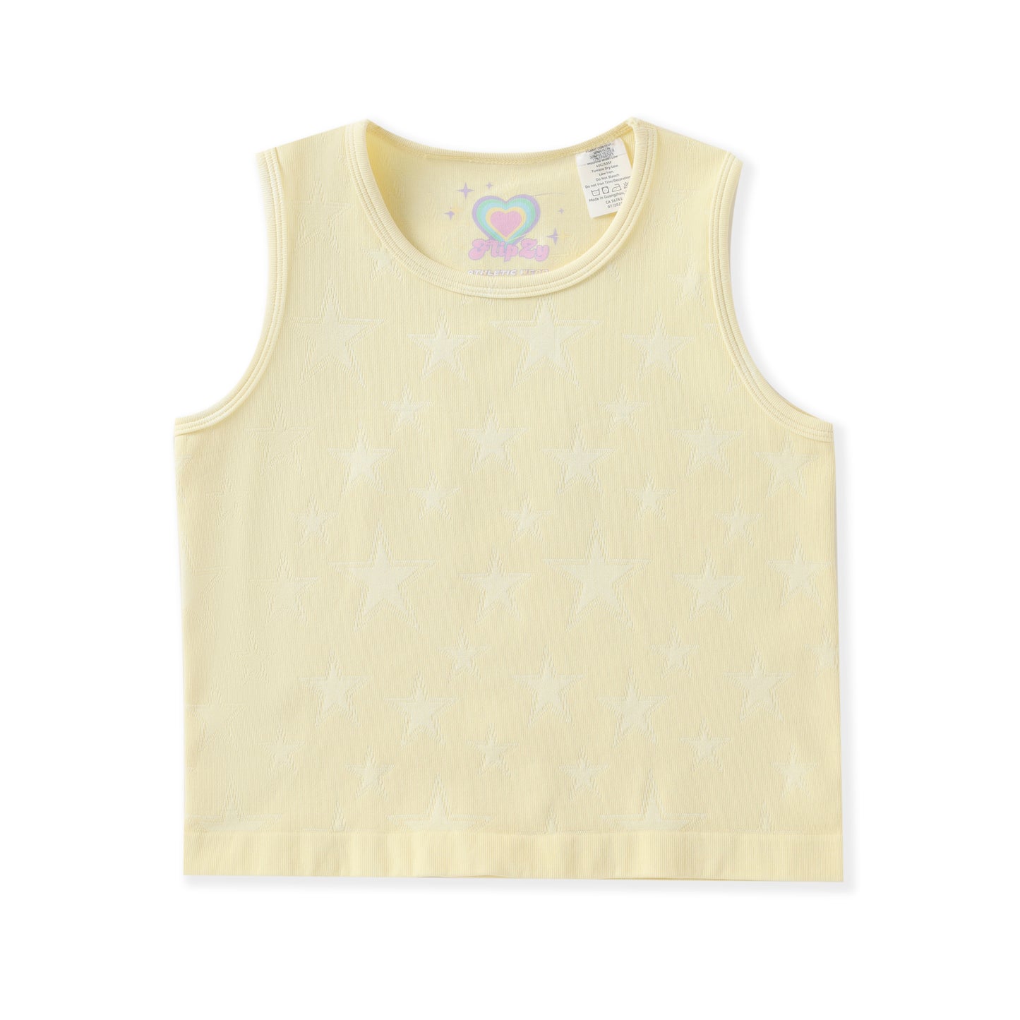 FlipZy - Yellow Yoga Tee and Shorts Set