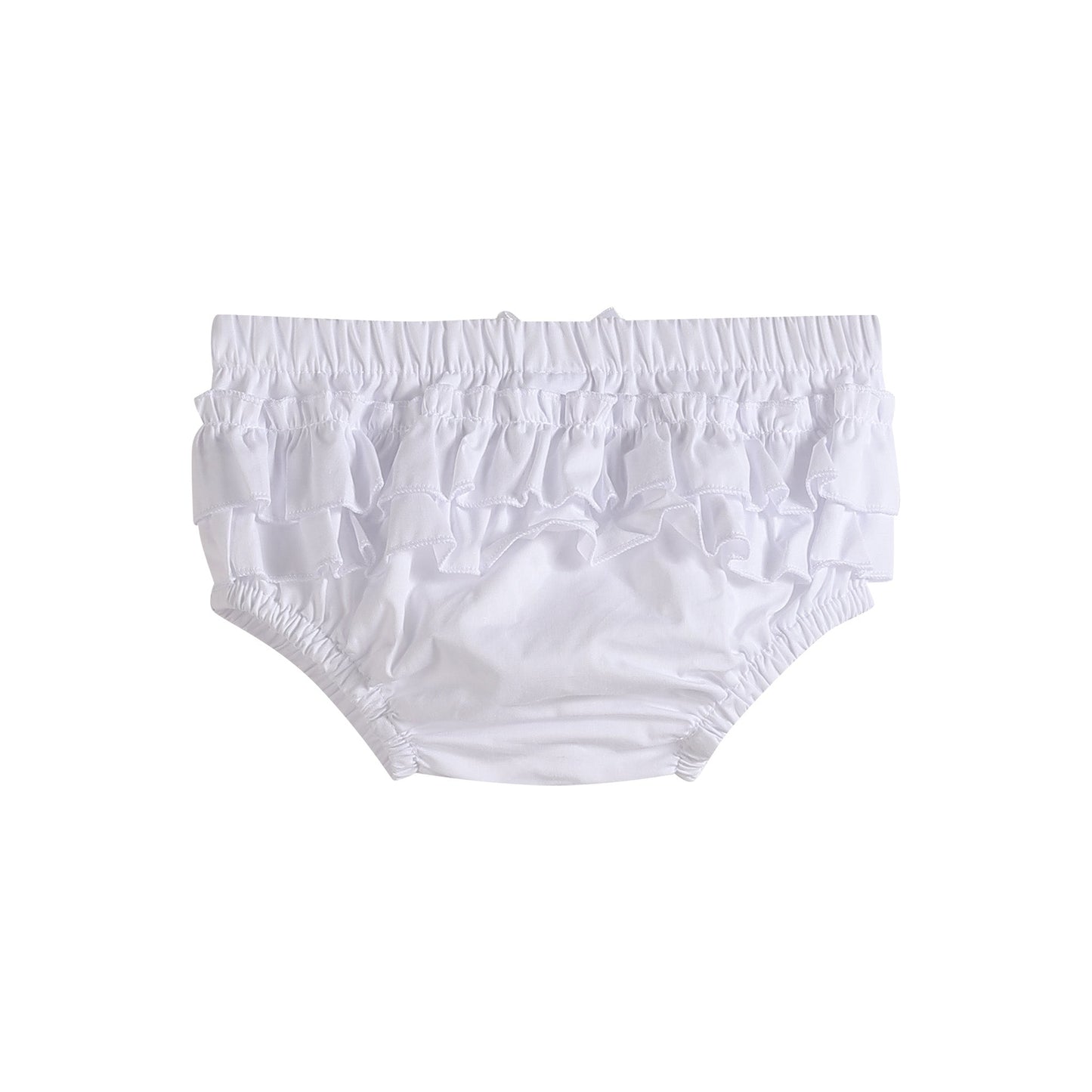 White and Pink Bloomers Woven 2pc Set
