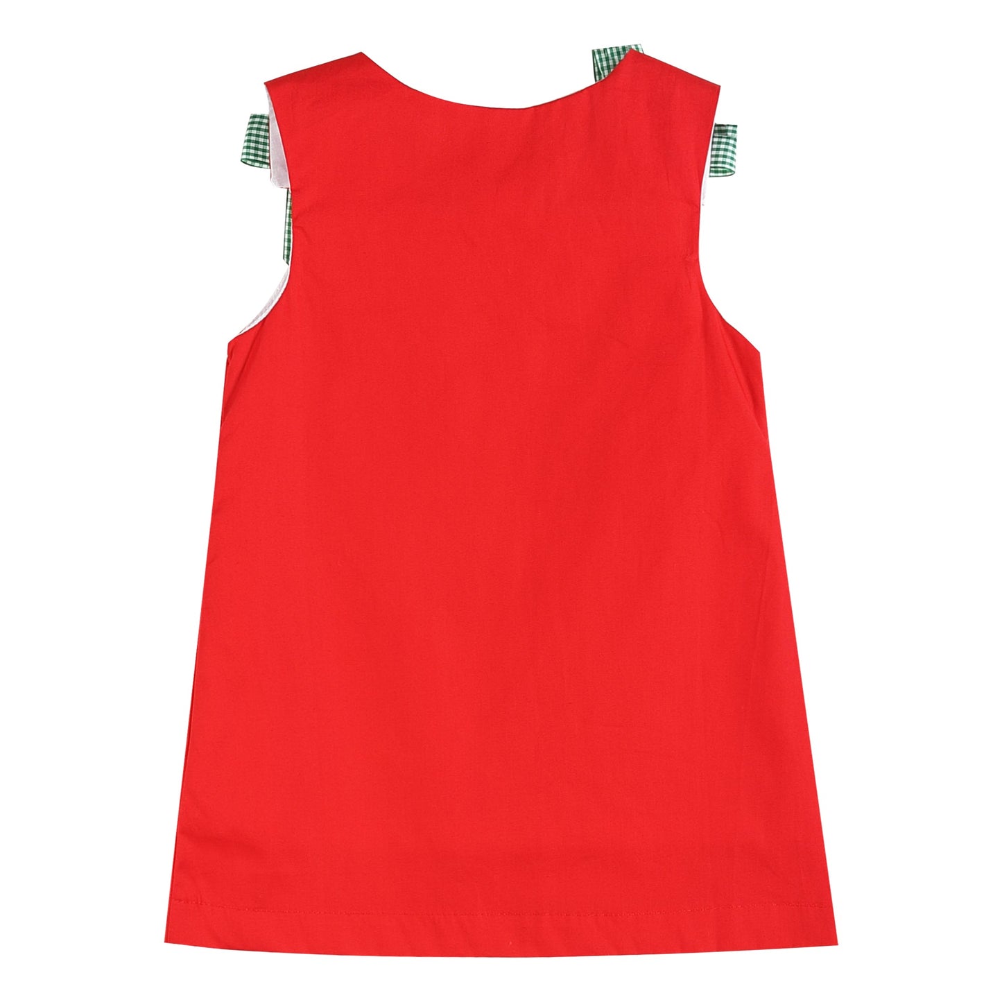 Red Reindeer with PomPoms and Bows Swing Dress