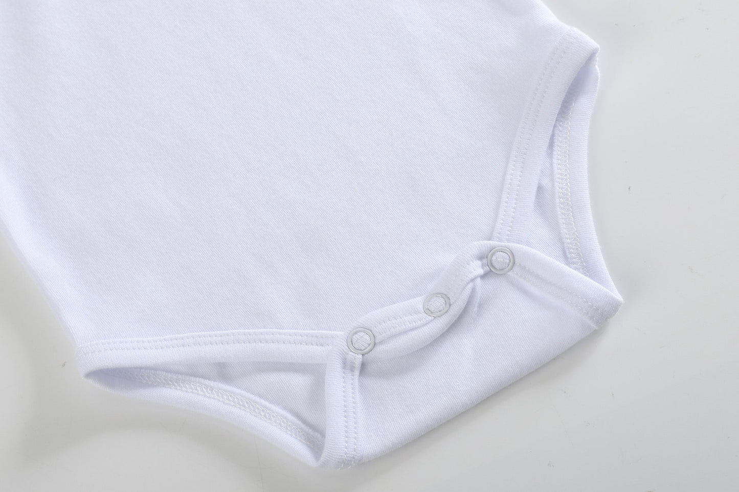 White Organic Cotton Short Sleeve Bodysuit